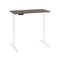 Bestar Bestar Viva 48W x 24D Electric Standing Desk in walnut grey 19857-000035 - alternate 1